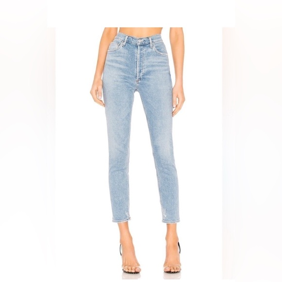 Agolde Denim - AGOLDE Nico High Rise Slim Fit in Embark 24
